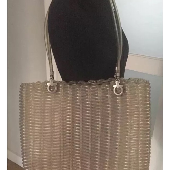 ferragamo woven bag
